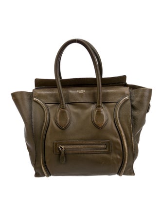 Celine Leather Luggage Mini