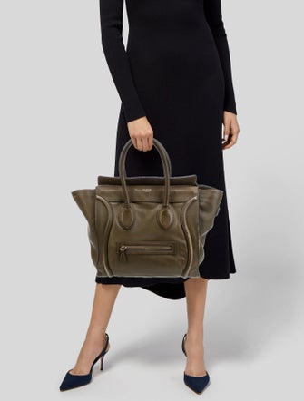 Celine Leather Luggage Mini