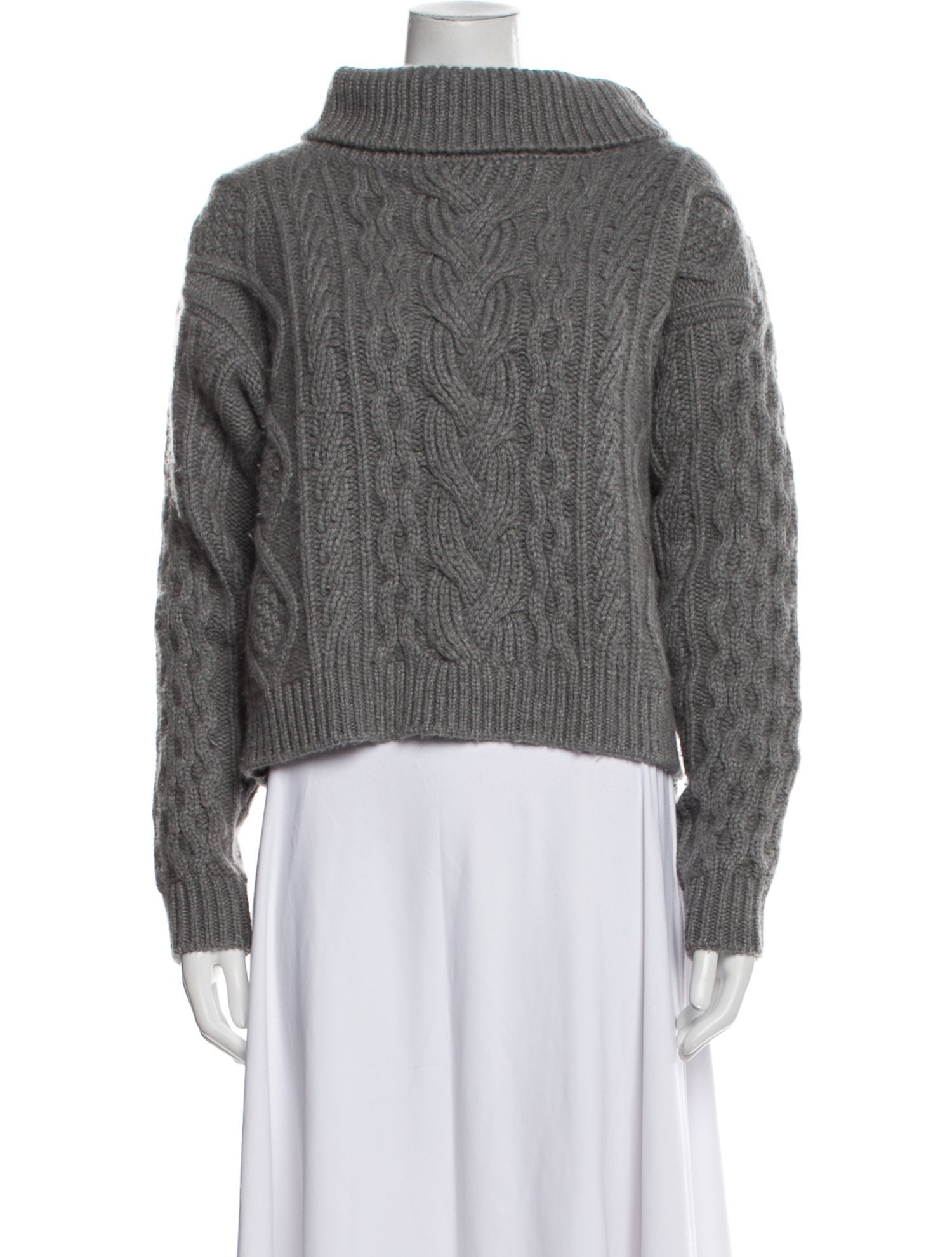 Celine Cashmere Mock Neck Sweater