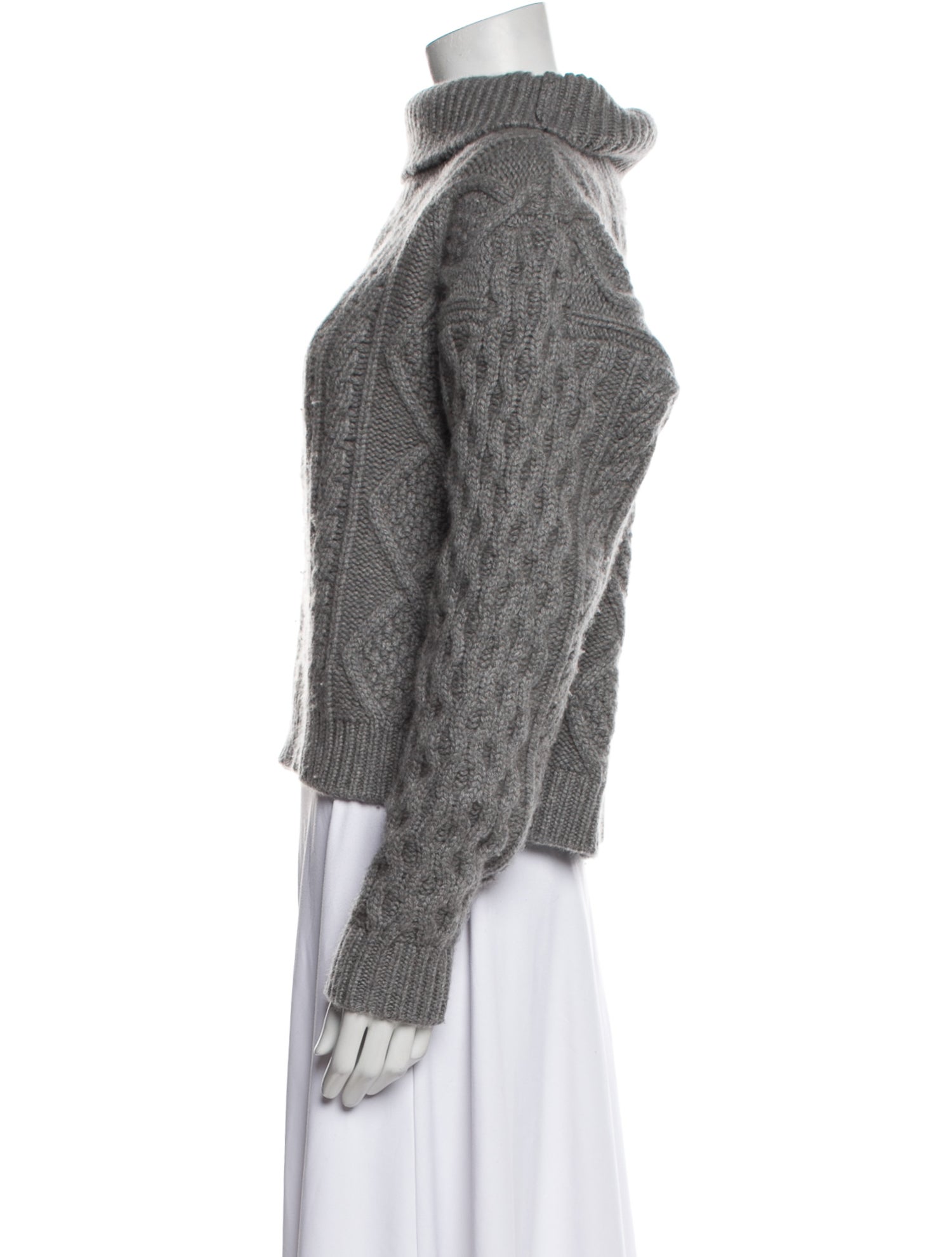 Celine Cashmere Mock Neck Sweater