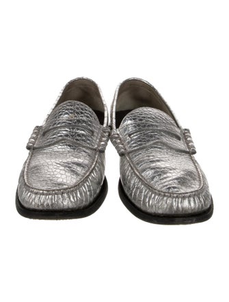 Celine Leather Dress Loafers