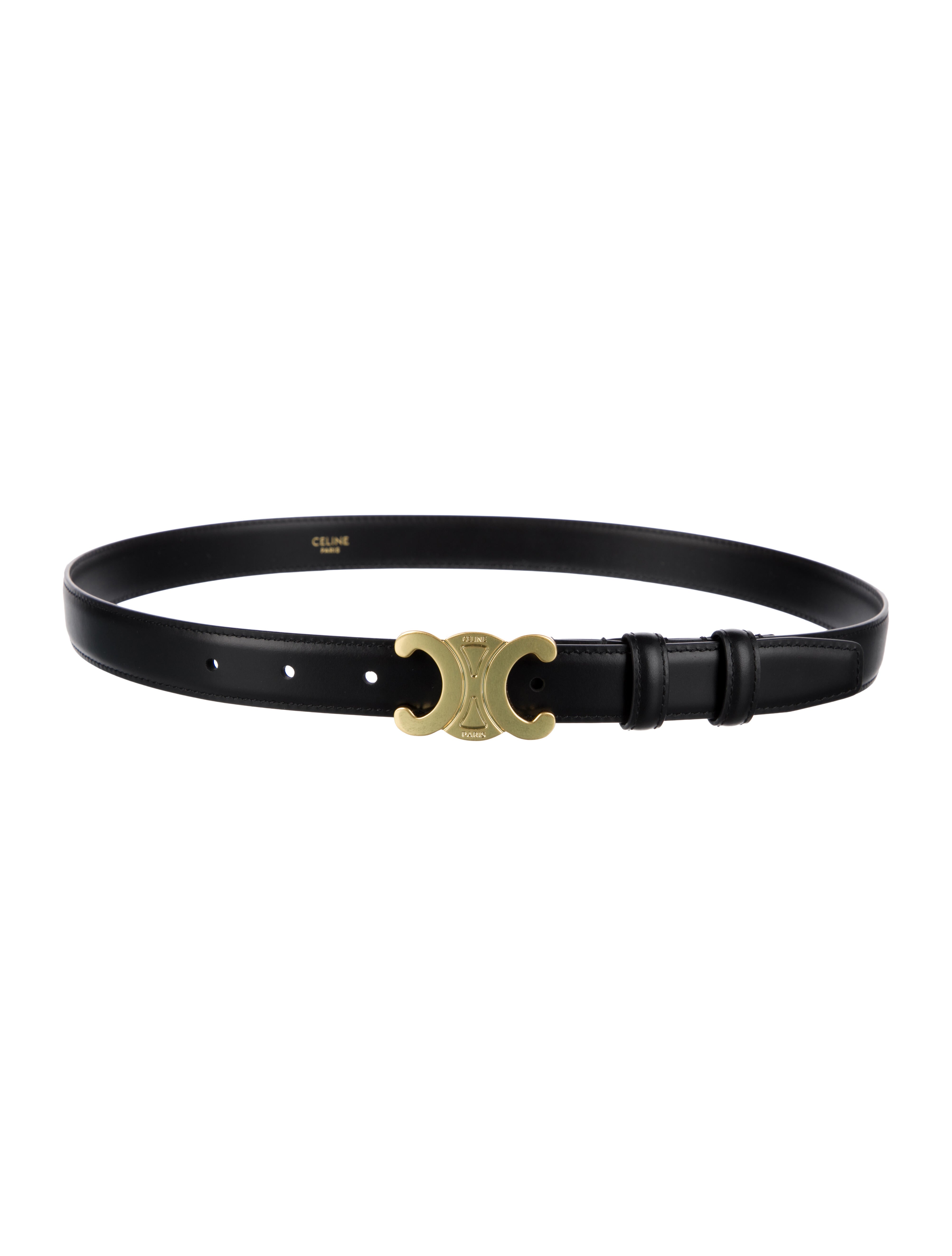 Celine Skinny Leather Waist Belt w/ Tags