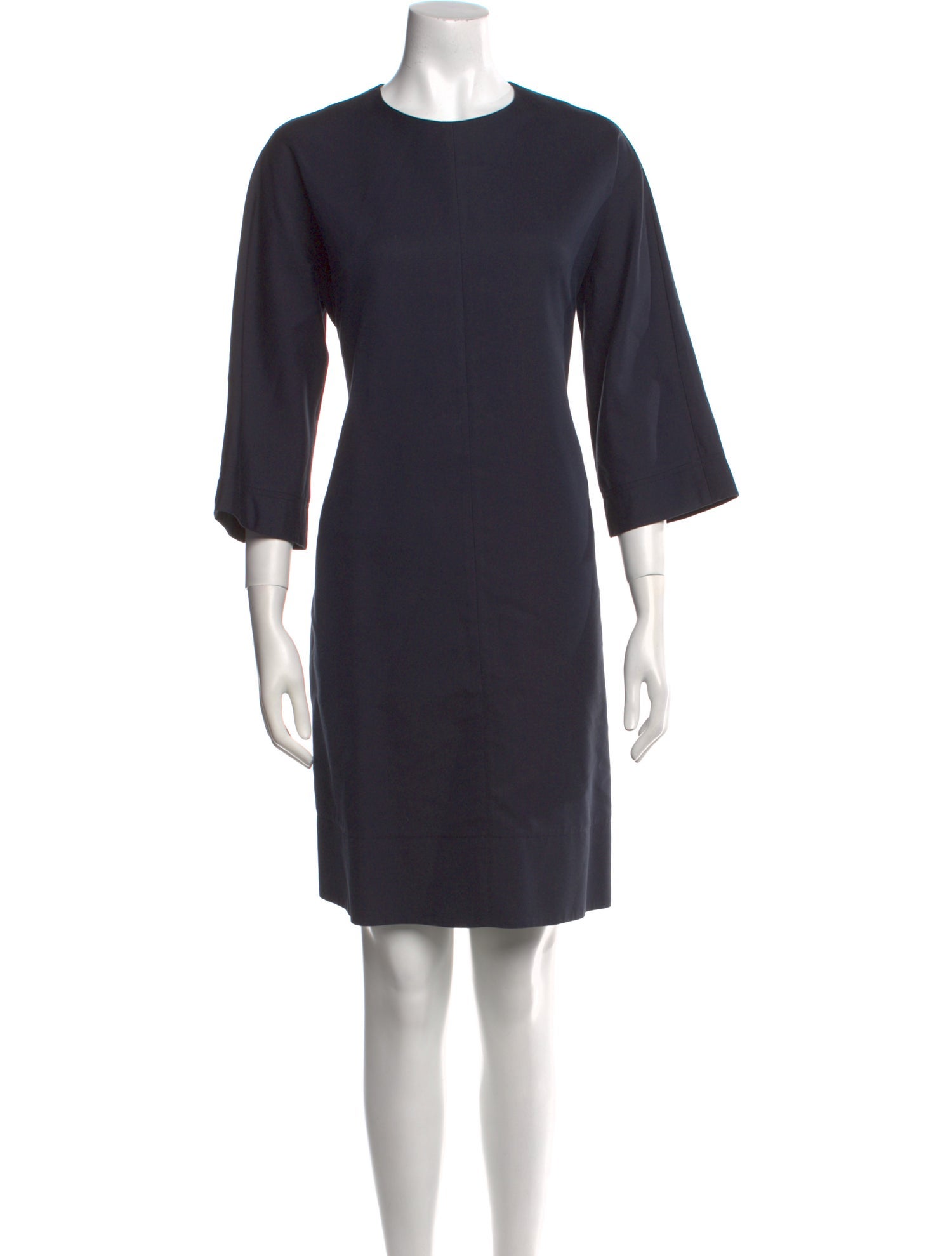 Celine Crew Neck Knee-Length Dress