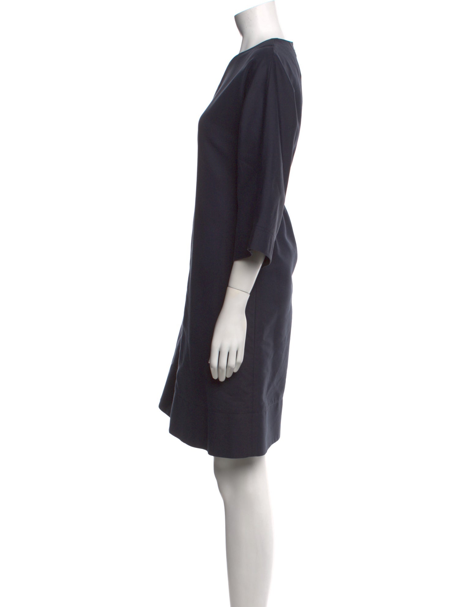 Celine Crew Neck Knee-Length Dress