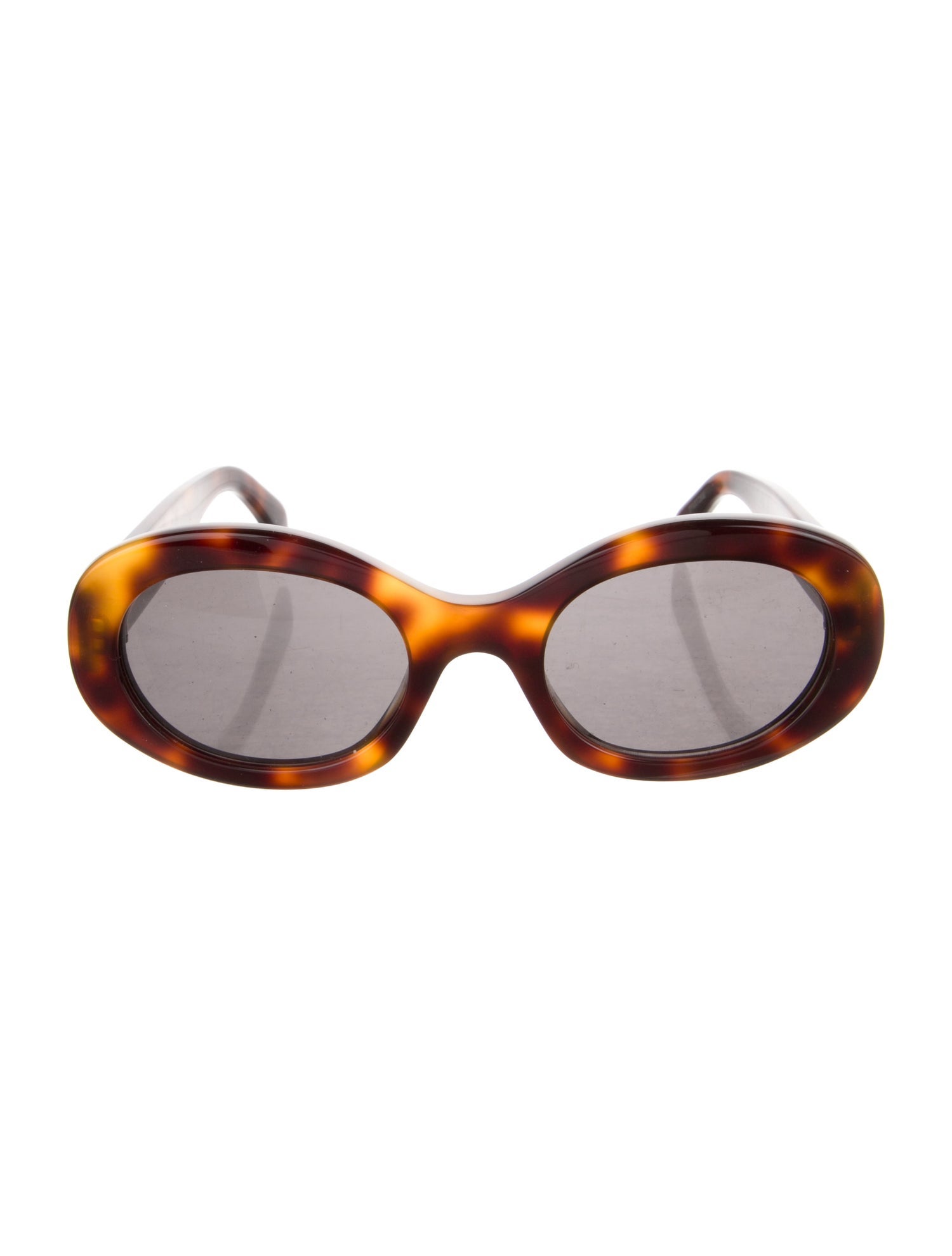 Celine Round Mirrored Sunglasses