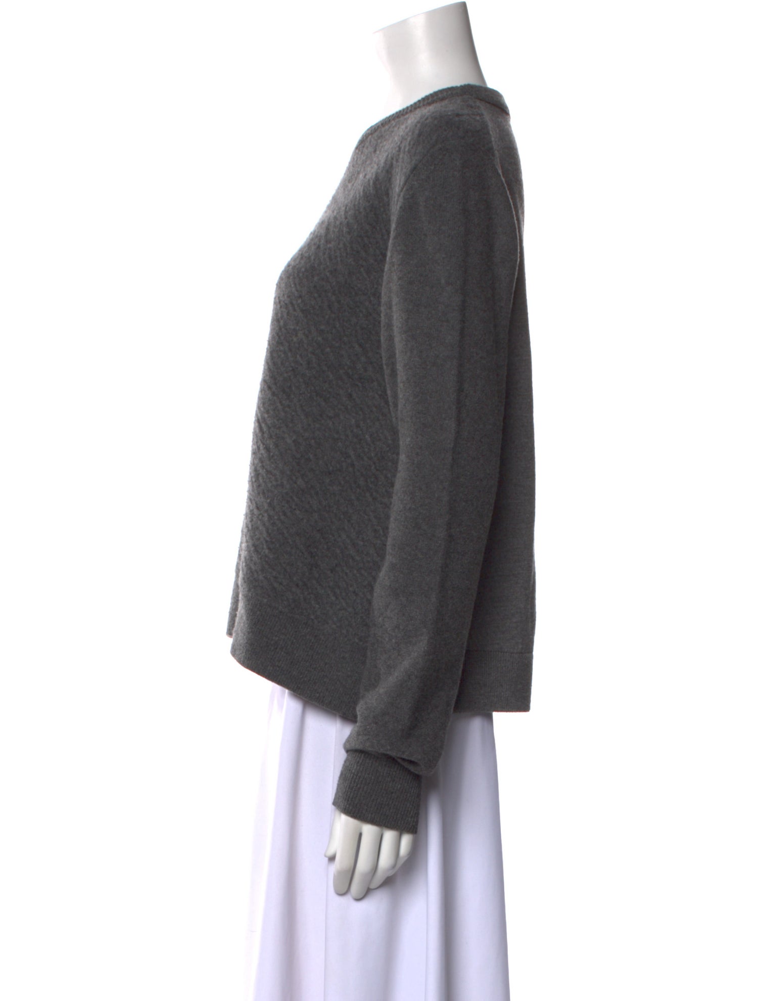 Celine Merino Wool Crew Neck Sweater