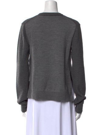 Celine Merino Wool Crew Neck Sweater