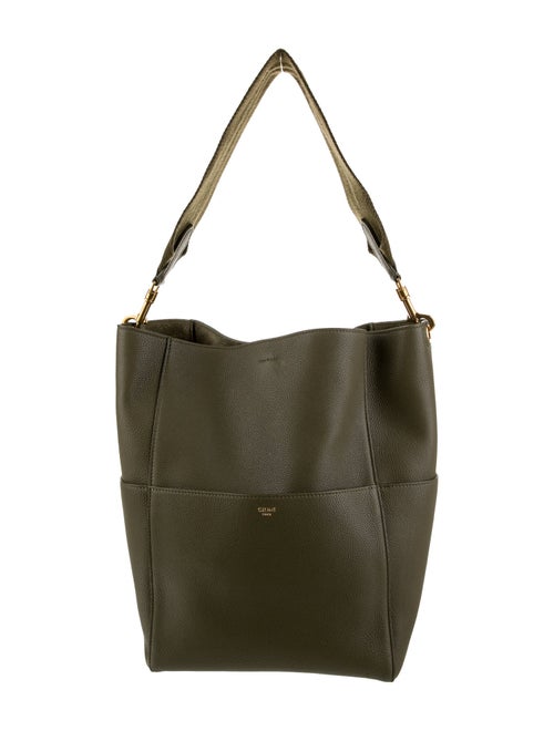 Celine Leather Seau Sangle Medium