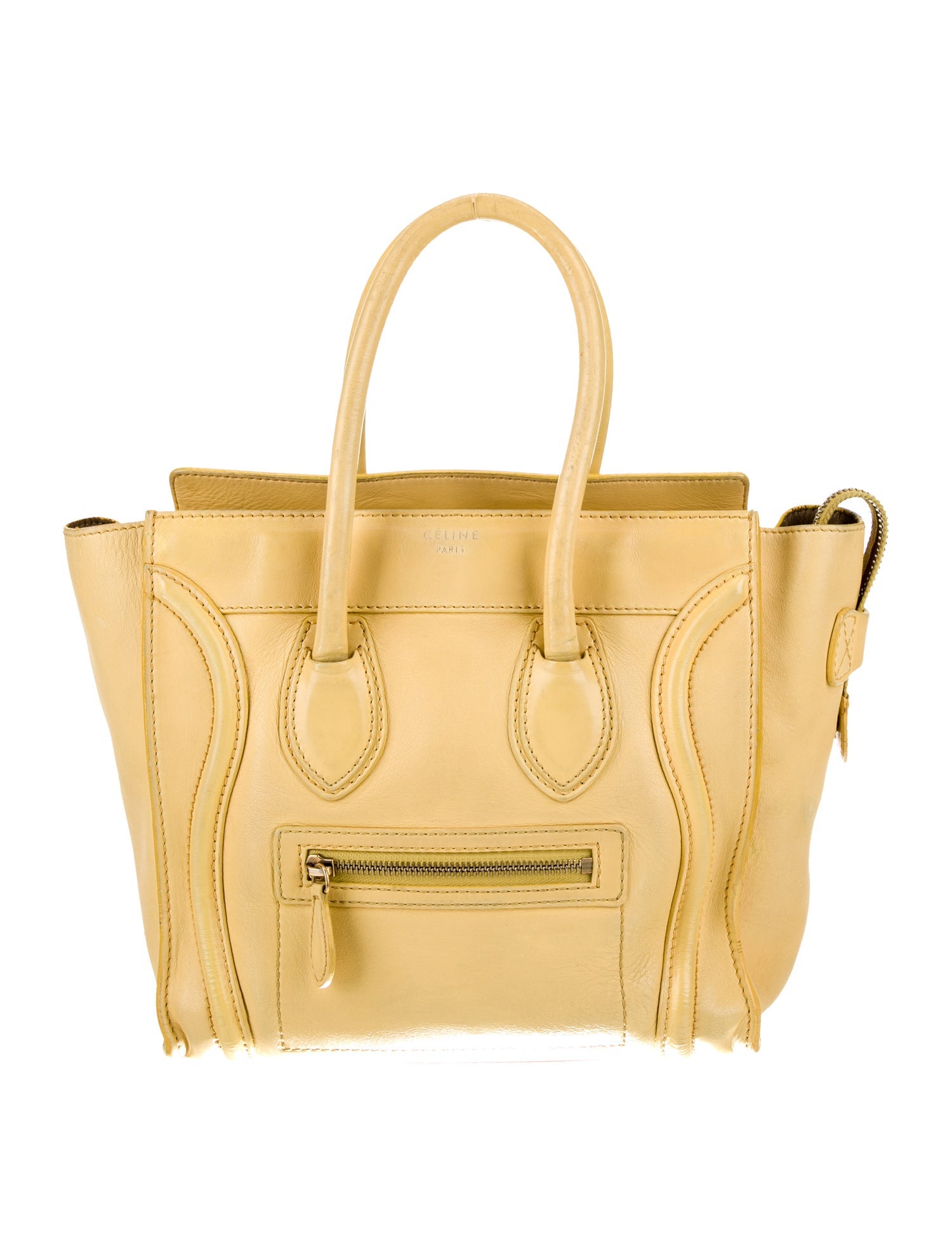 Celine Leather Luggage Mini