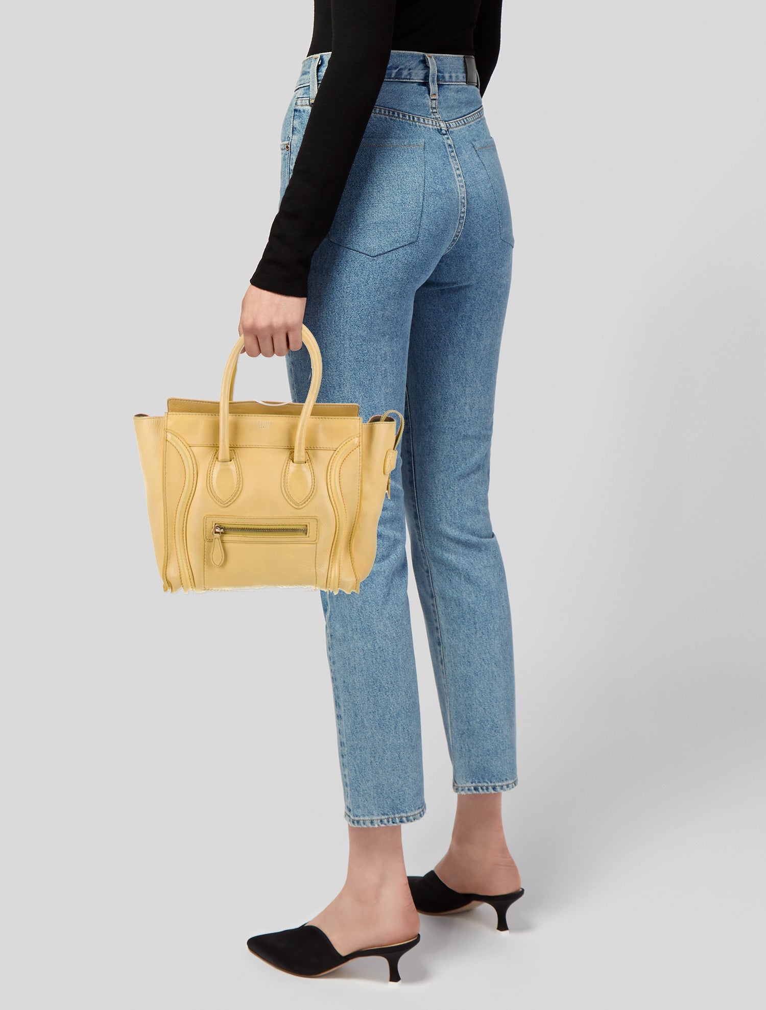 Celine Leather Luggage Mini