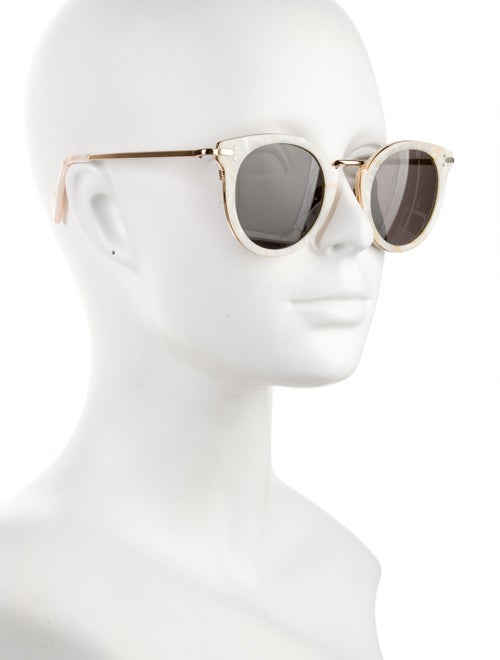 Celine Round Mirrored Sunglasses