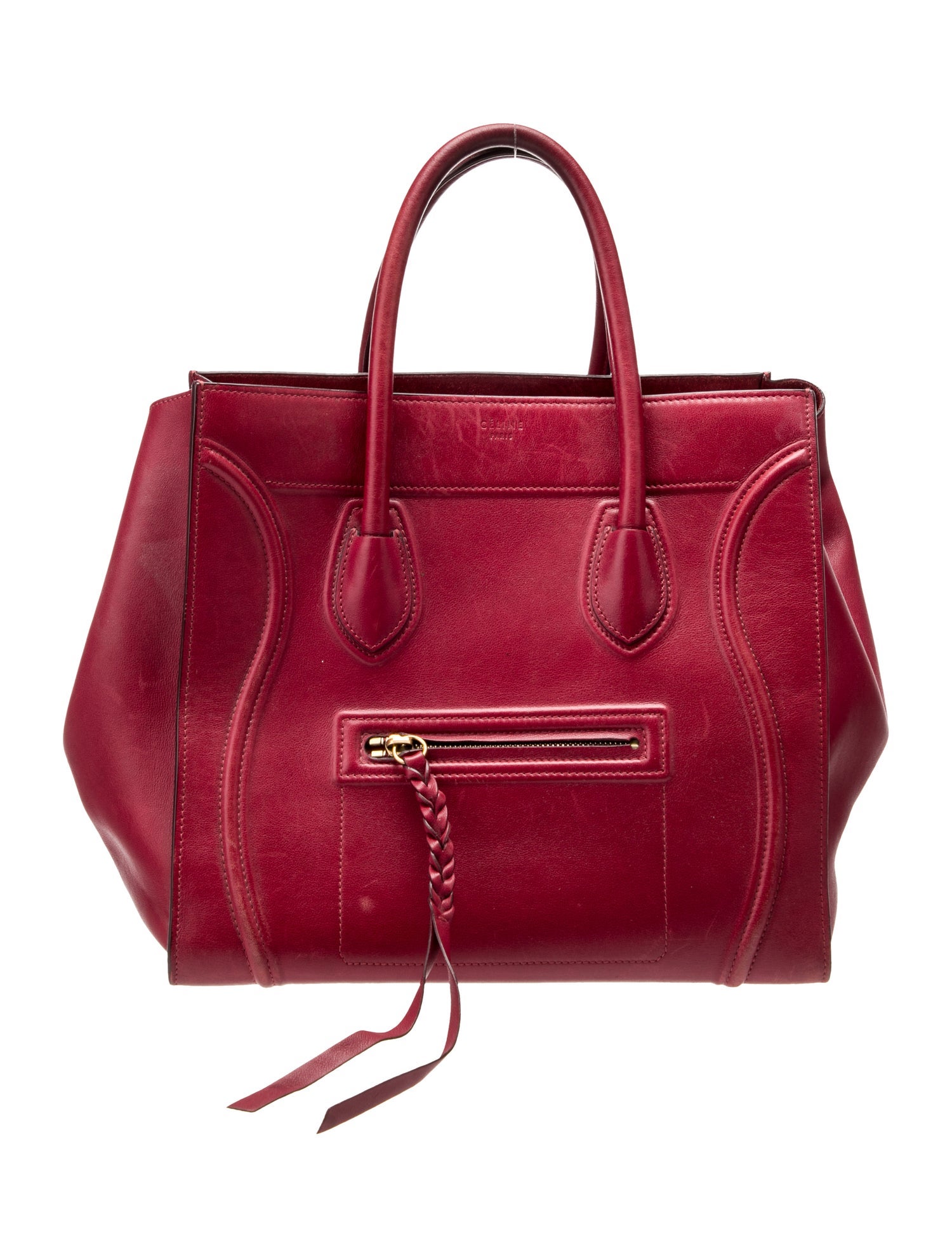 Celine Leather Luggage Phantom Medium