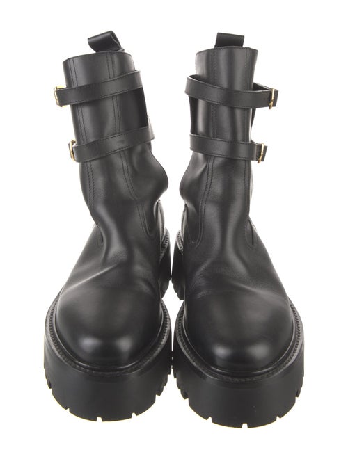 Celine Leather Combat Boots