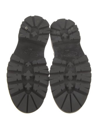 Celine Leather Combat Boots