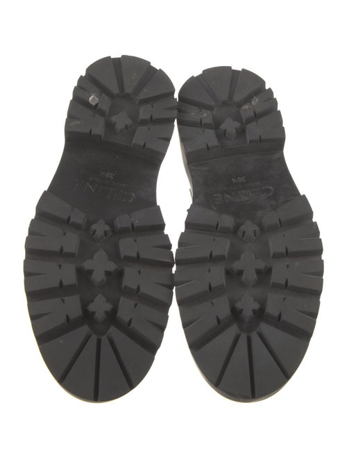 Celine Leather Combat Boots