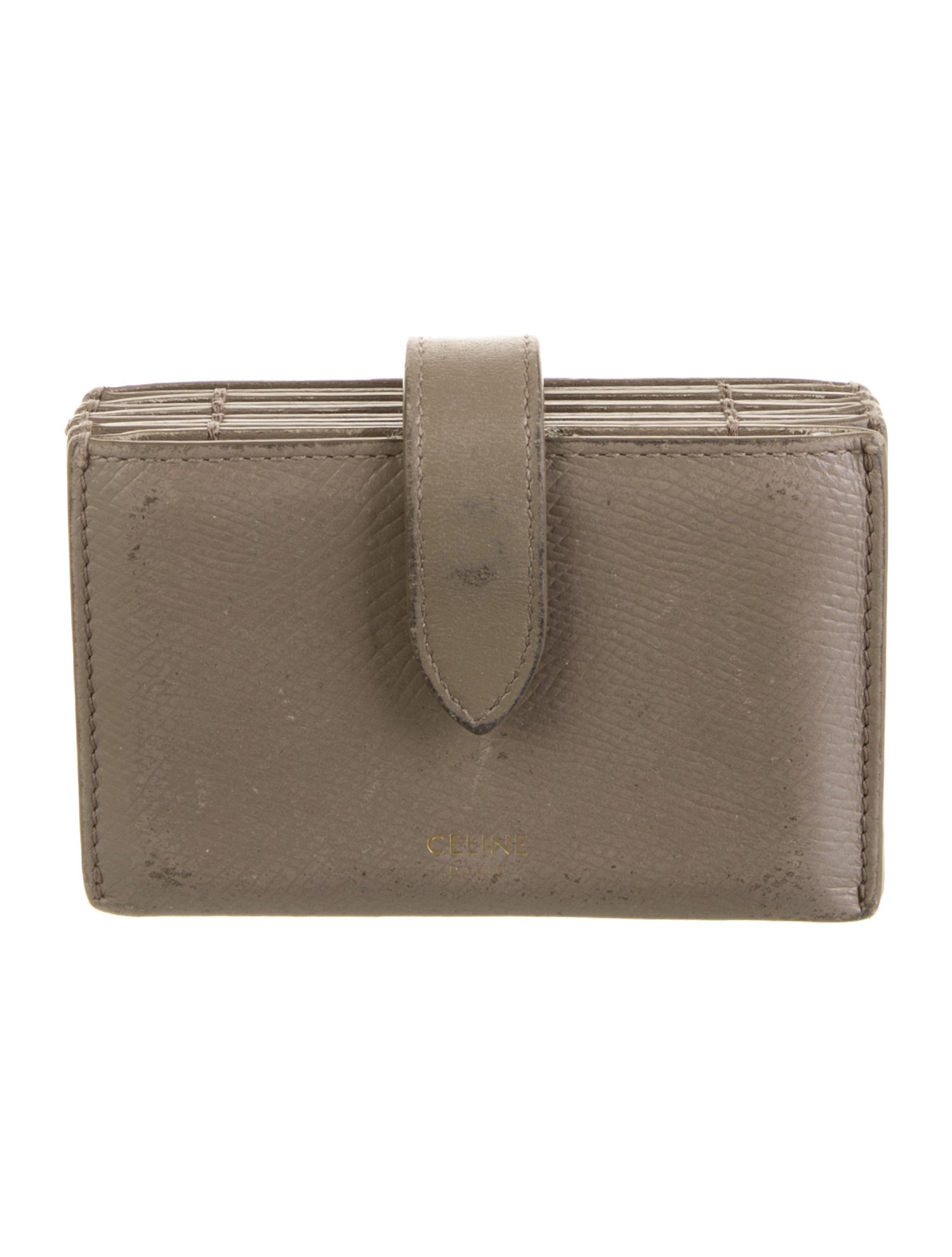 Celine 2019 Signature Logo French Purse