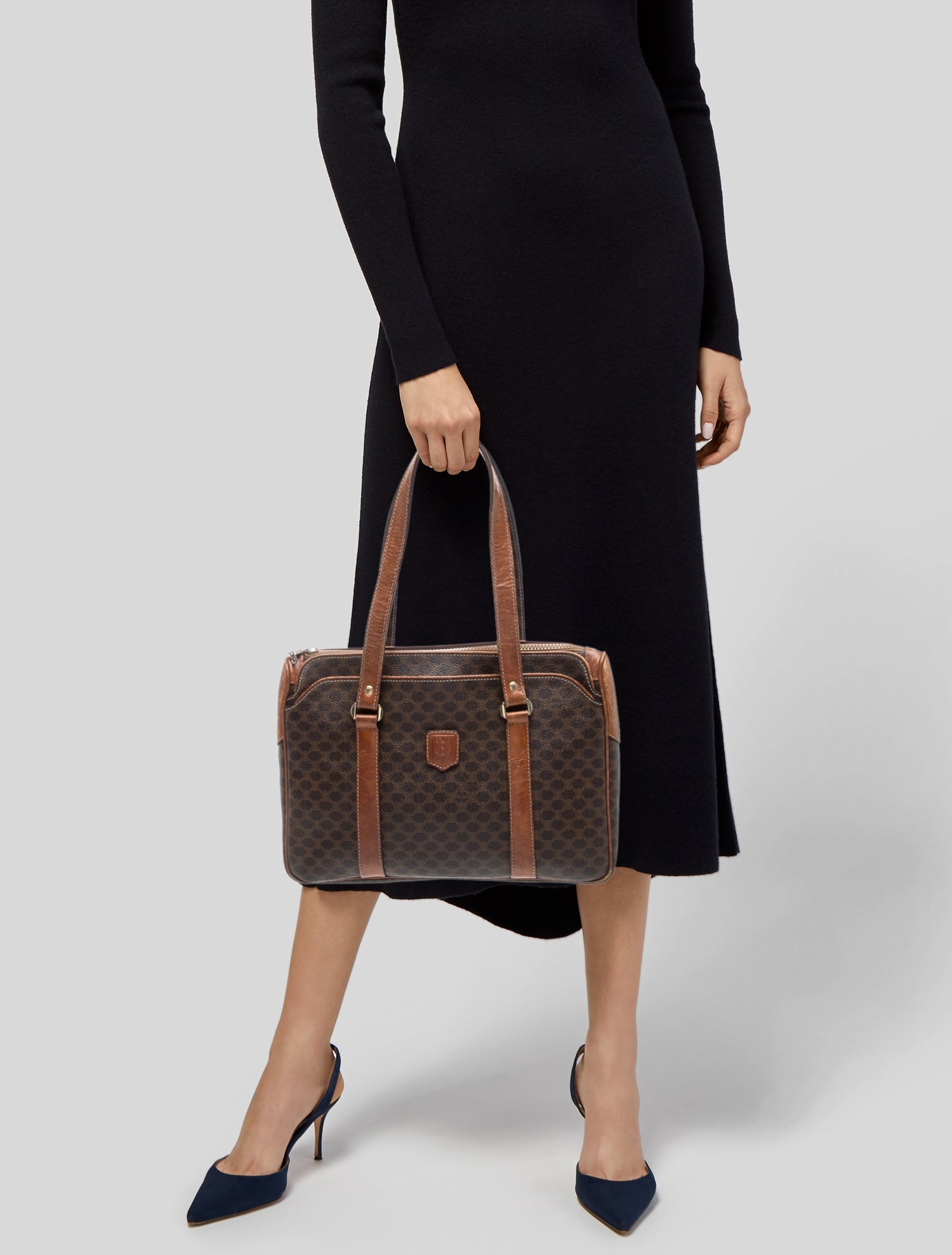 Celine Macadam Top Handle Bag