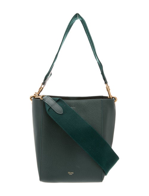 Celine Leather Seau Sangle Small