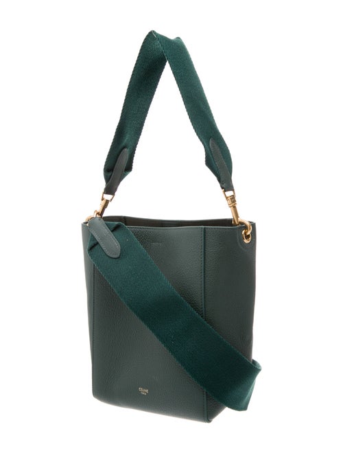 Celine Leather Seau Sangle Small