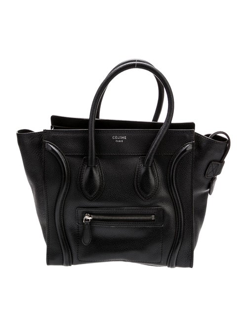 Celine Leather Luggage Micro