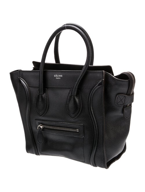 Celine Leather Luggage Micro