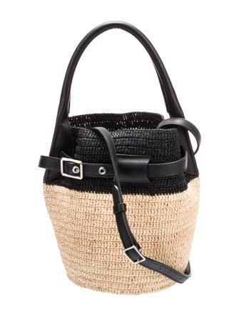 Celine Raffia Big Bucket w/Strap