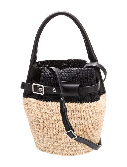 Celine Raffia Big Bucket w/Strap