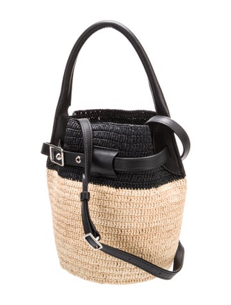 Celine Raffia Big Bucket w/Strap