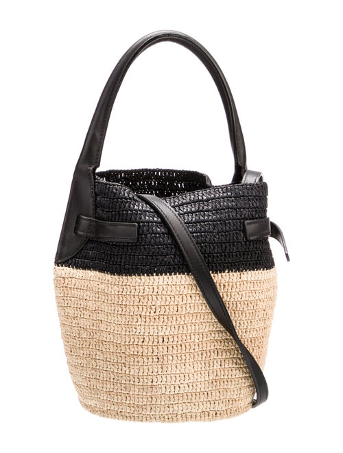 Celine Raffia Big Bucket w/Strap