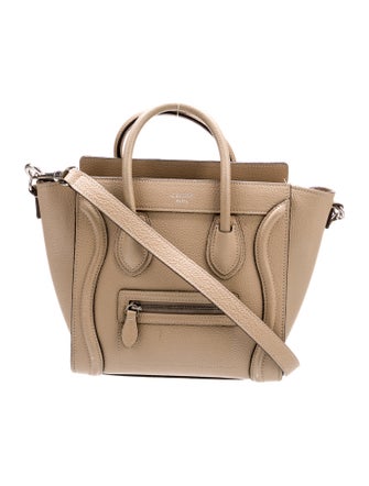 Celine Leather Luggage Nano