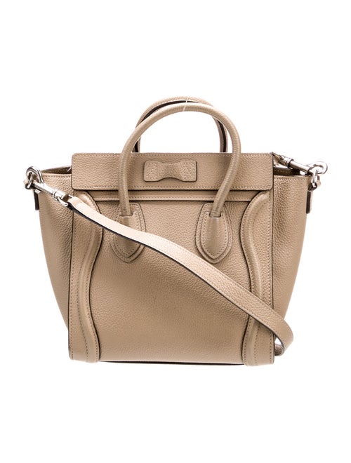 Celine Leather Luggage Nano