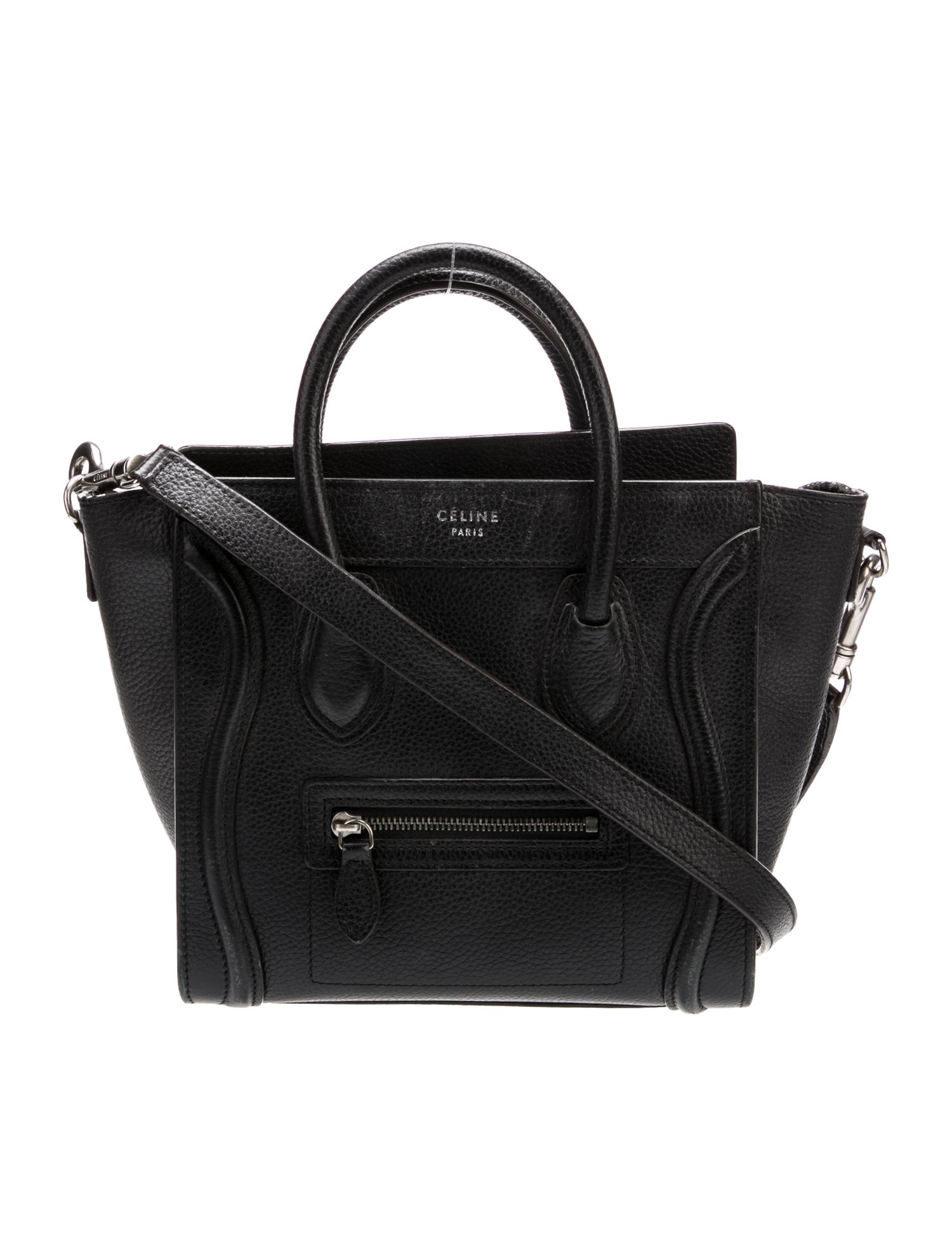 Celine Leather Luggage Nano