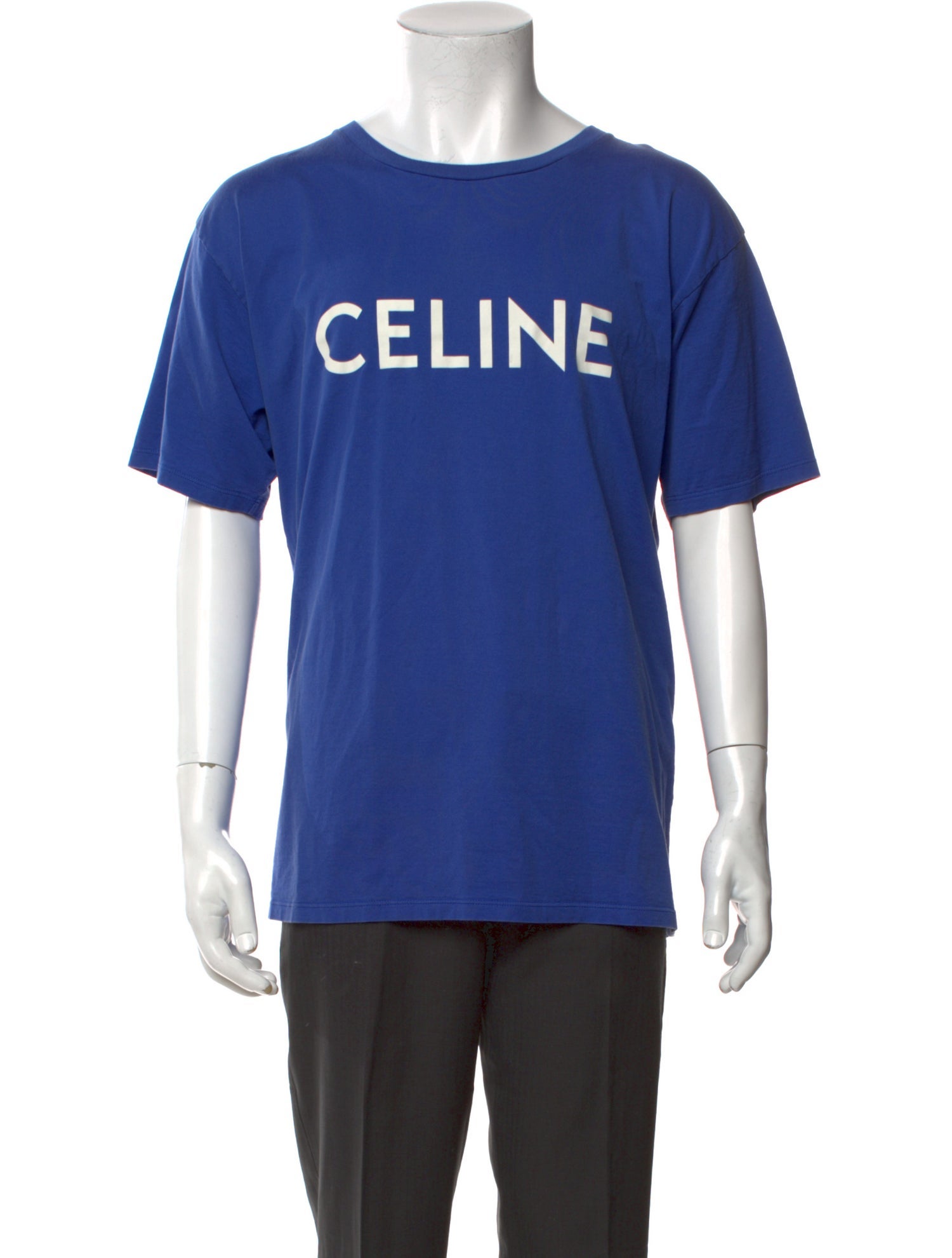 Celine Graphic Print Crew Neck T-Shirt