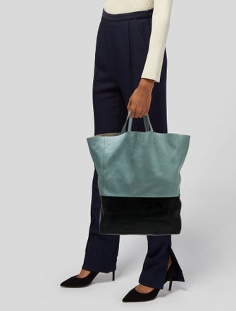 Celine Leather Vertical Cabas