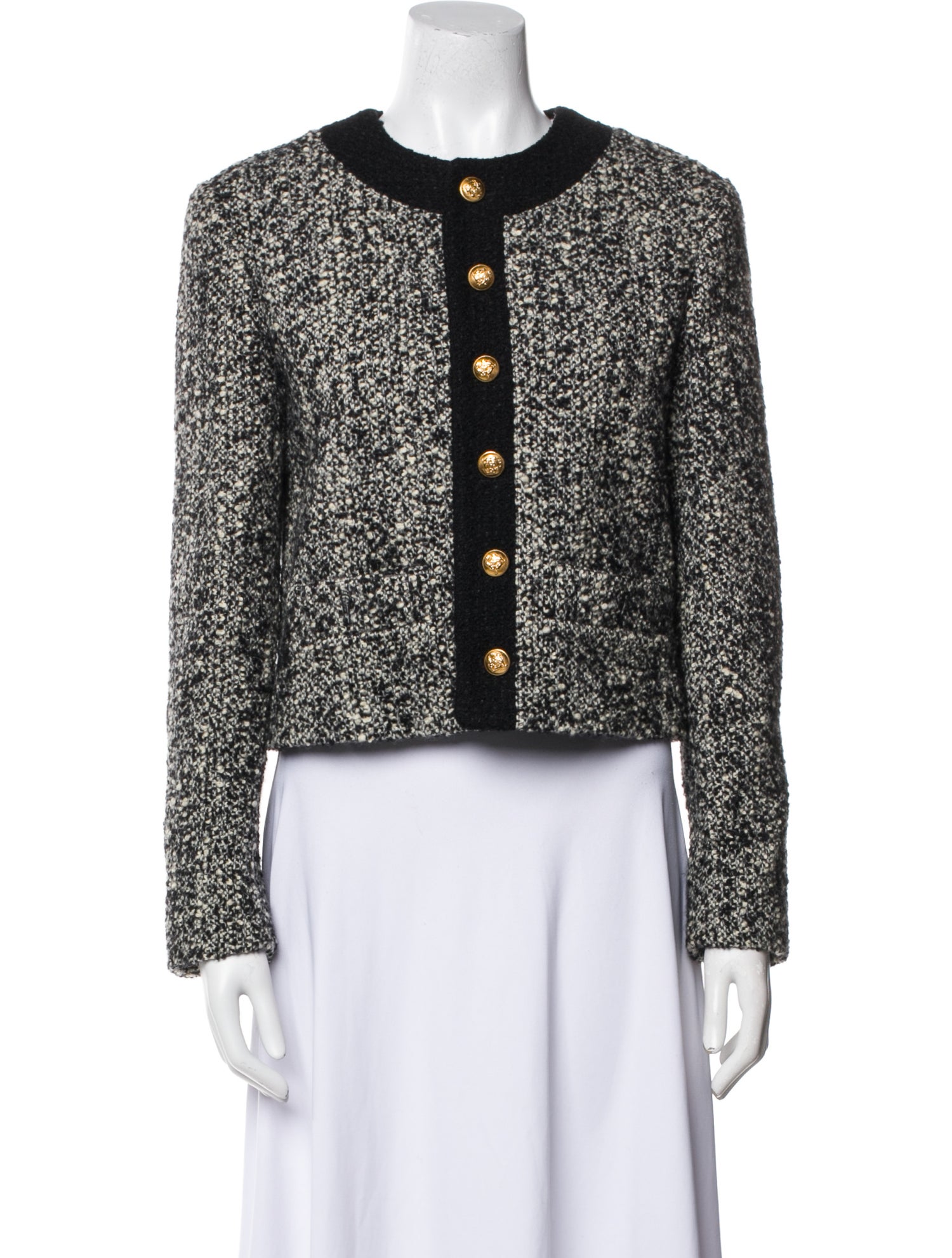 Celine Wool Printed Evening Jacket