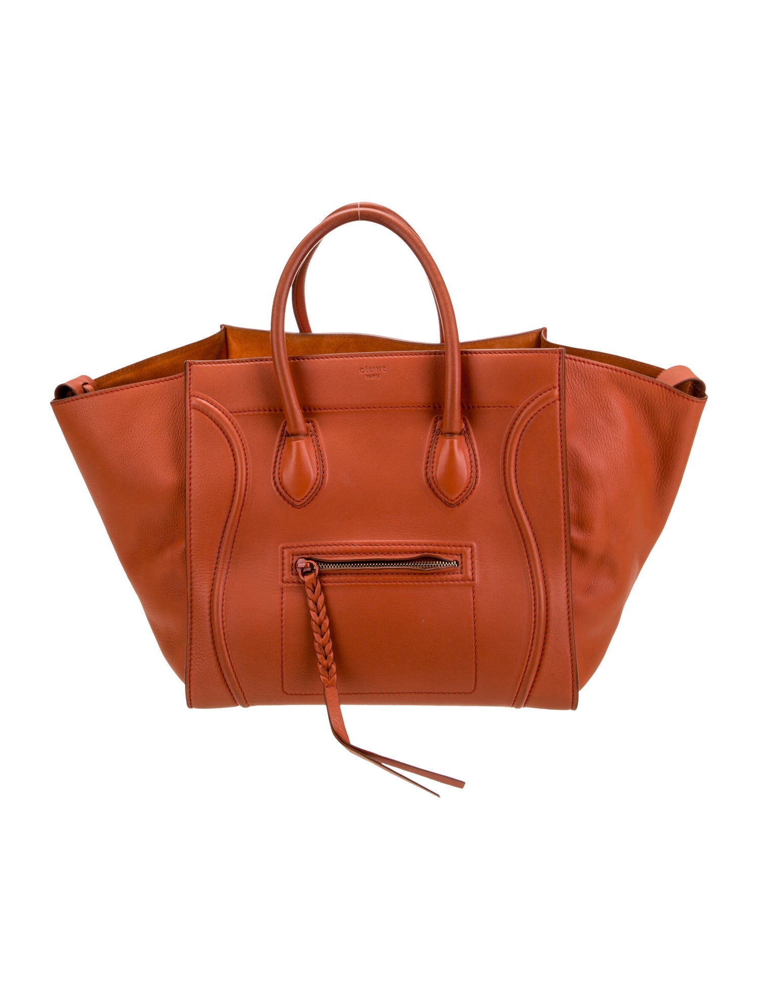 Celine Leather Luggage Phantom Medium