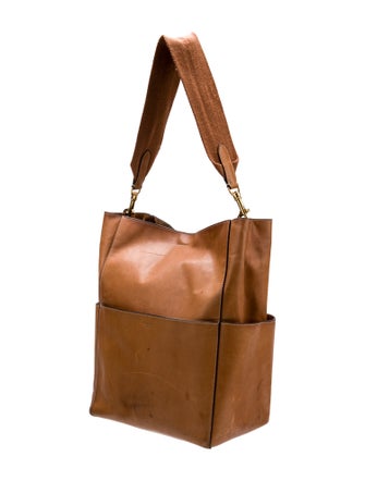 Celine Leather Seau Sangle Medium