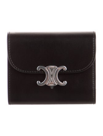 Celine Leather Compact Wallet