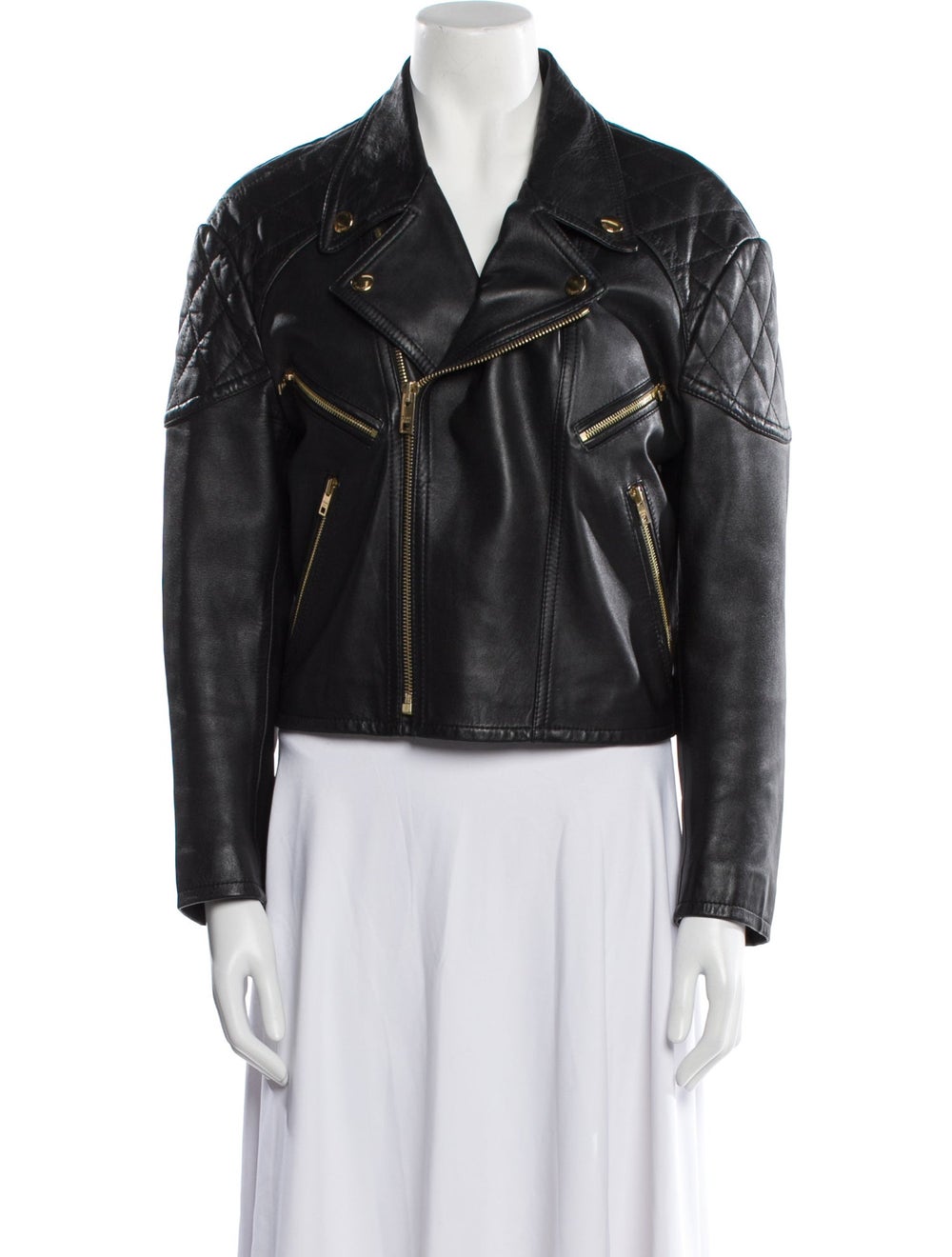 Celine Moto Biker Biker Jacket By Hedi Slimane Bl… - image 1