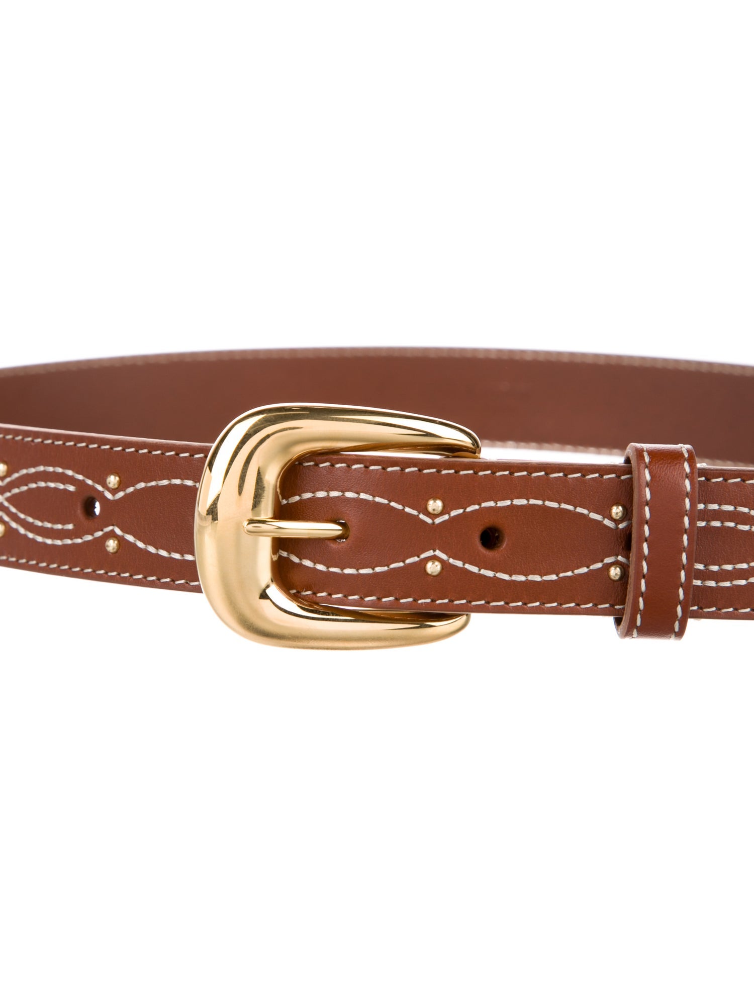 Celine Skinny Leather Belt