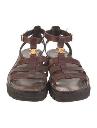 Celine Leather Gladiator Sandals