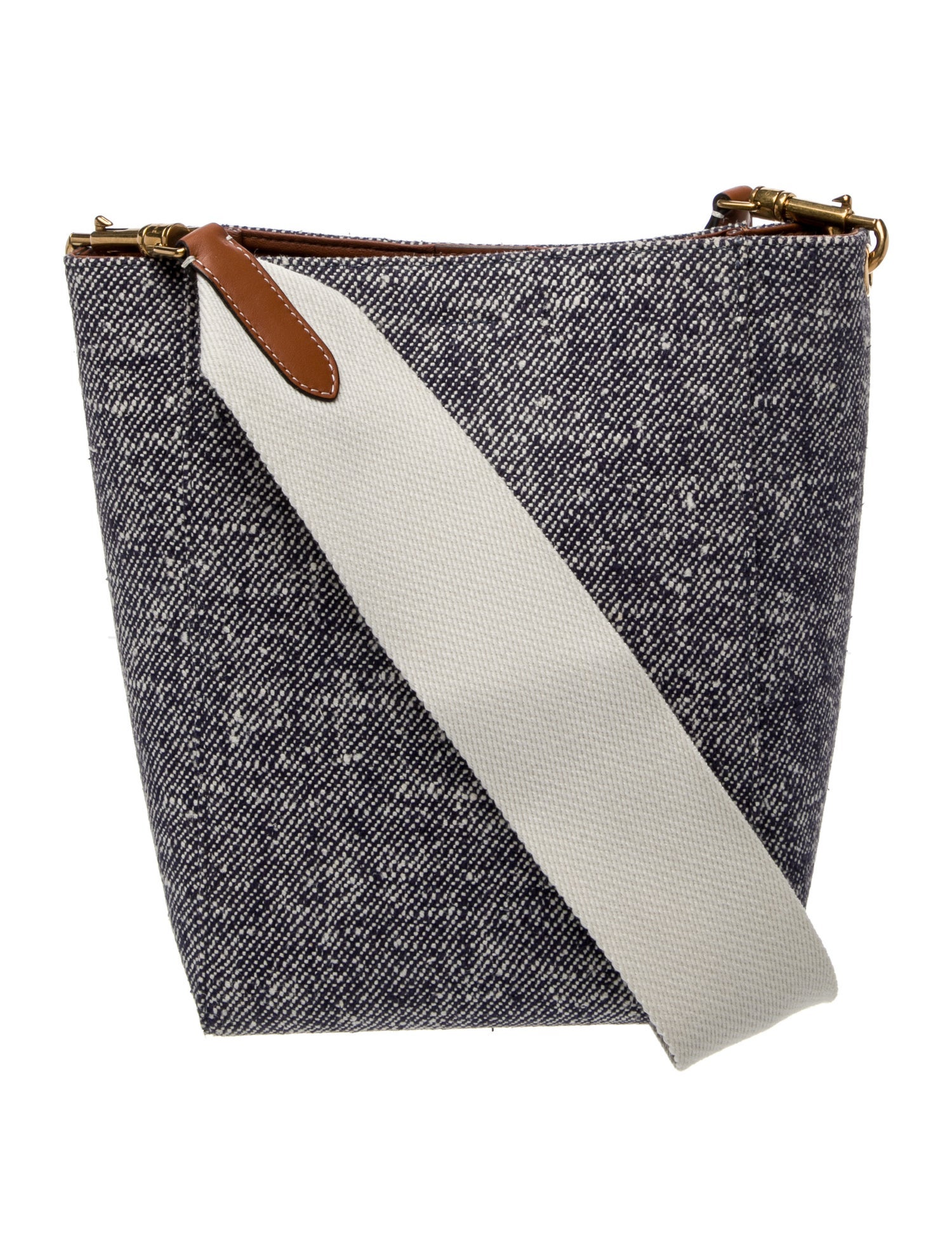 Celine Tweed Seau Sangle Small