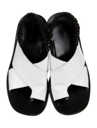 Celine Leather Slingback Sandals