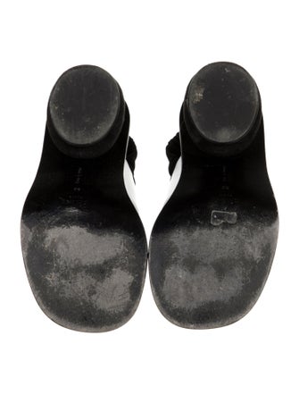 Celine Leather Slingback Sandals