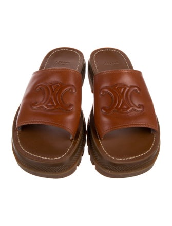 Celine Leather Slides