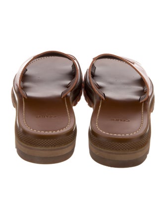 Celine Leather Slides
