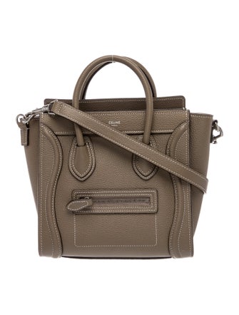 Celine Leather Luggage Nano 2023