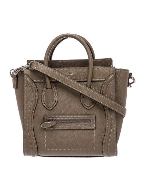 Celine Leather Luggage Nano 2023
