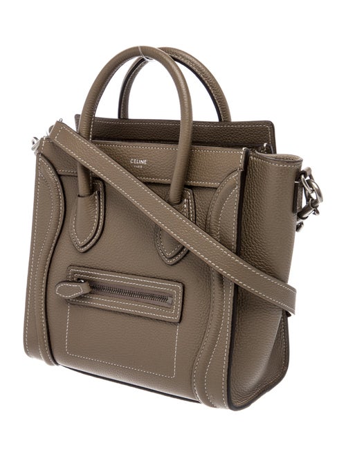 Celine Leather Luggage Nano 2023