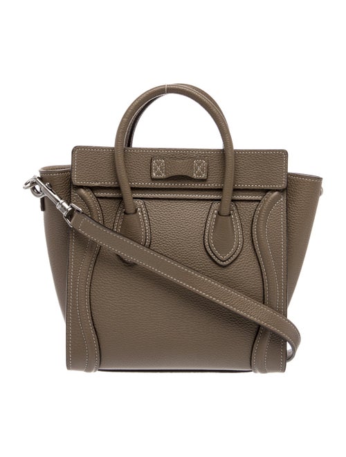 Celine Leather Luggage Nano 2023